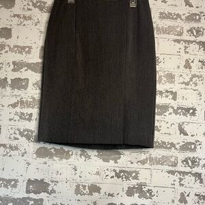 W by Worth Dark Charcoal Pencil Skirt